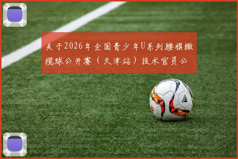 关于2026年全国青少年U系列腰旗橄榄球公开赛（天津站）技术官员公示的通知